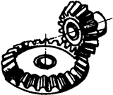 齒輪基本術語錐齒輪、準雙曲面齒輪及其齒輪副