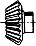 齒輪基本術語錐齒輪、準雙曲面齒輪及其齒輪副