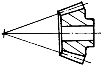 錐齒輪和準雙曲面齒輪術語點、曲線和曲面