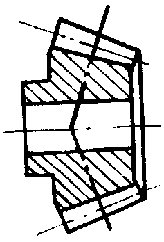 錐齒輪和準雙曲面齒輪術語點、曲線和曲面